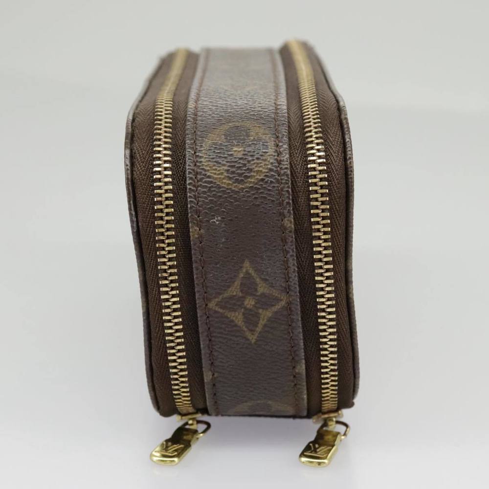 LOUIS VUITTON Monogram Trousse Brush PM Cosmetic Pouch M47510 LV Auth 98572 - Picture 4 of 16